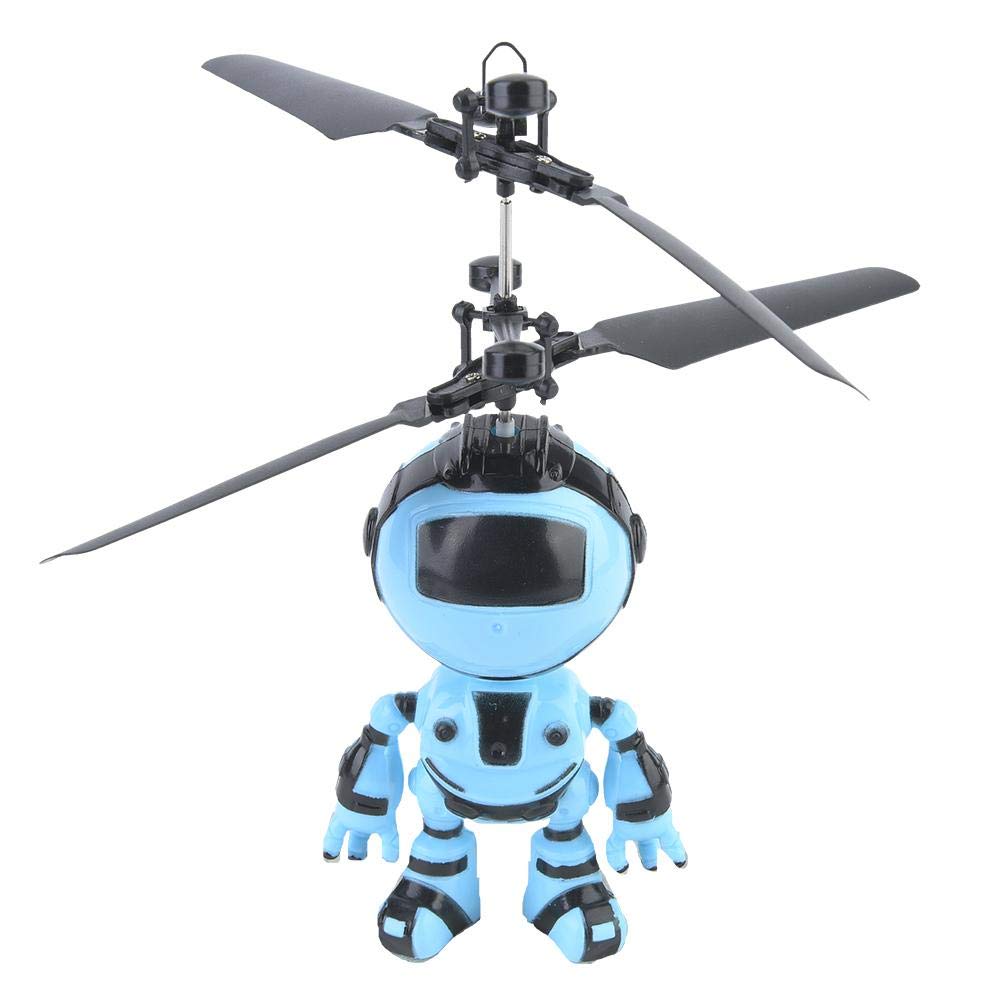 VGEBY Helicopter Flying Toys, Robot Helicopter for Kids,Mini Drone USB Charging Hand Induction Aircraft Children Toy