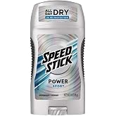 Speed Stick Power Antiperspirant Deodorant, Sport 3 oz (Pack of 8)