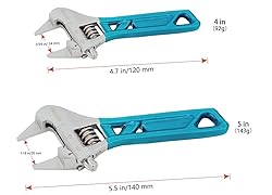 RAHVISH Extra Slim Jaw 4-Inch Adjustable