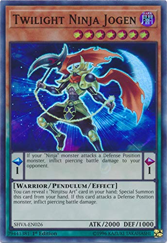 Yu-Gi-Oh! - Twilight Ninja Jogen - SHVA-EN026 - Super Rare - 1st Edition - Shadows in Valhalla