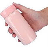 Mini Insulated Bottle, 7oz, Coffee Bottle, Mini Stainless Steel, Cute Bottle, Small Water Bottle, Leak Proof, BPA Free, Keeps Cold and Hot for Drink, Coffee, Tea(Pink)