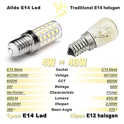 ALIDE E14 LED Bulbs 4W Equal 40 Watt Candelabra