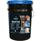 Epoxy Floor Kit &ndash; Good Full Kit &ndash; Smoke Blue Base with Gray Blend Flake &ndash; Covers 500 sq. ft. at 9.7 mils Thickness &ndash; Ideal for Garage, Basement, Concrete Floors, and More