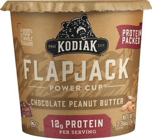 KODIAK PANCAKE ON THE GO HIGH PROTEIN SNACK, CHOCOLATE PEANUT BUTTER, 2.36 OUNCE