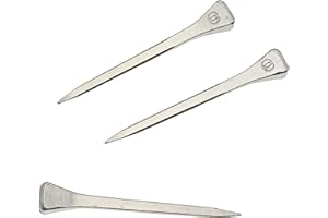 OZXNO 50 Pcs E6 2.1inch/54mm Horseshoe Nails Steel Horseshoe Tools for Horse Training Equestrian Sports(Silver)