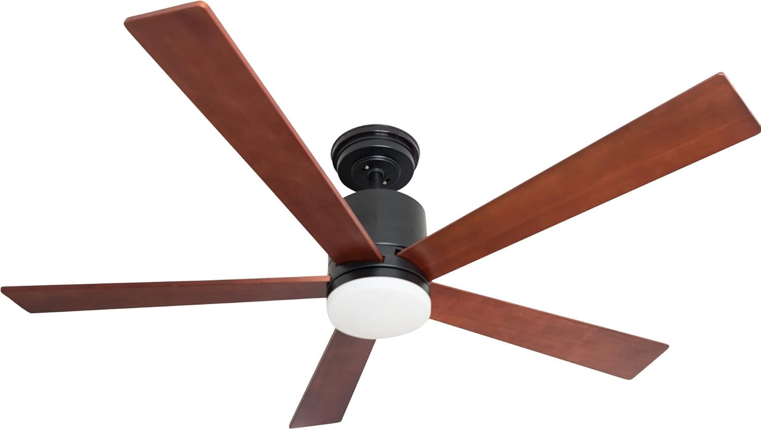 Pepeo GmbH Energy-Saving Ceiling Fan Tibu 52" with Remote Control and LED Light, 132 cm