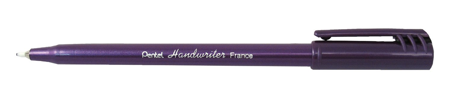 Pentel 0.5mm Handwriter Fine Tip Plastic Tipped Pen - Blue (Pack of 12)