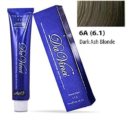 DaVinci Hair Color 6A - Dark Ash Blonde (3.4 oz.)