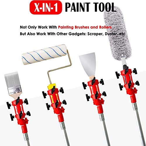 Multi Angle Paint Brush Extender, Paint Edger Tool for High Ceilings