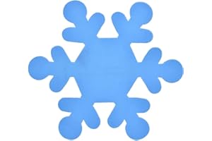 CRAFTERS SQUARE 12 Crafter's Square Foam Shapes 8 Inches Tall (Blue Snowflake)