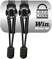 Lock Laces - Elastic No Tie Shoelaces, One Size Fits All, for Kids and Adults, Elastic No Tie Shoe Laces