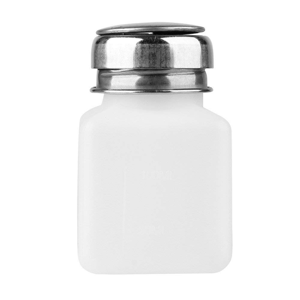 Nail Polish Remover Pump Dispenser 100ml with Metal Bottle Cap for Makeup Remover Tool Travel Set Pack of 1