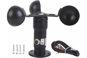 Wind Measurement Instrument, Pulse Output 4-20mA, Aluminum Alloy Wind Speed Sensor, Anemometer, Wind Speed Detector