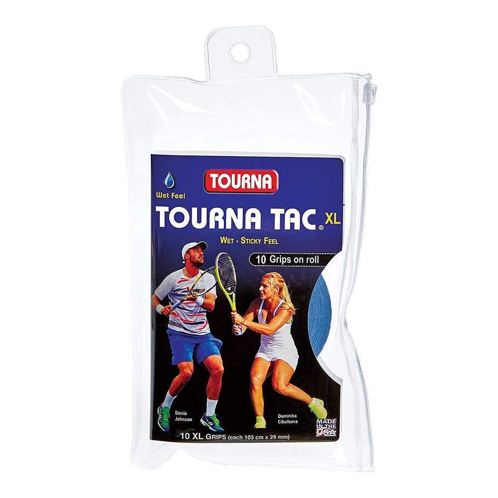 Unique Tourna Tac Blau Overgrip (Pack of 10) - Blue, One Size