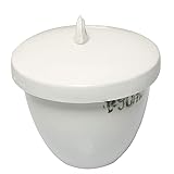 PZRT Laboratory Porcelain Crucible with Lid, Lab