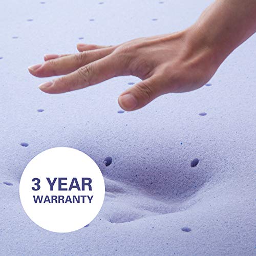 mecor 4” 4 inchKing Size Gel Infused Mattress Topper, 4in Memory Foam
