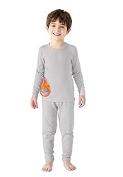 Zando Girls Thermal Underwear Set for Kids 2T-3T
