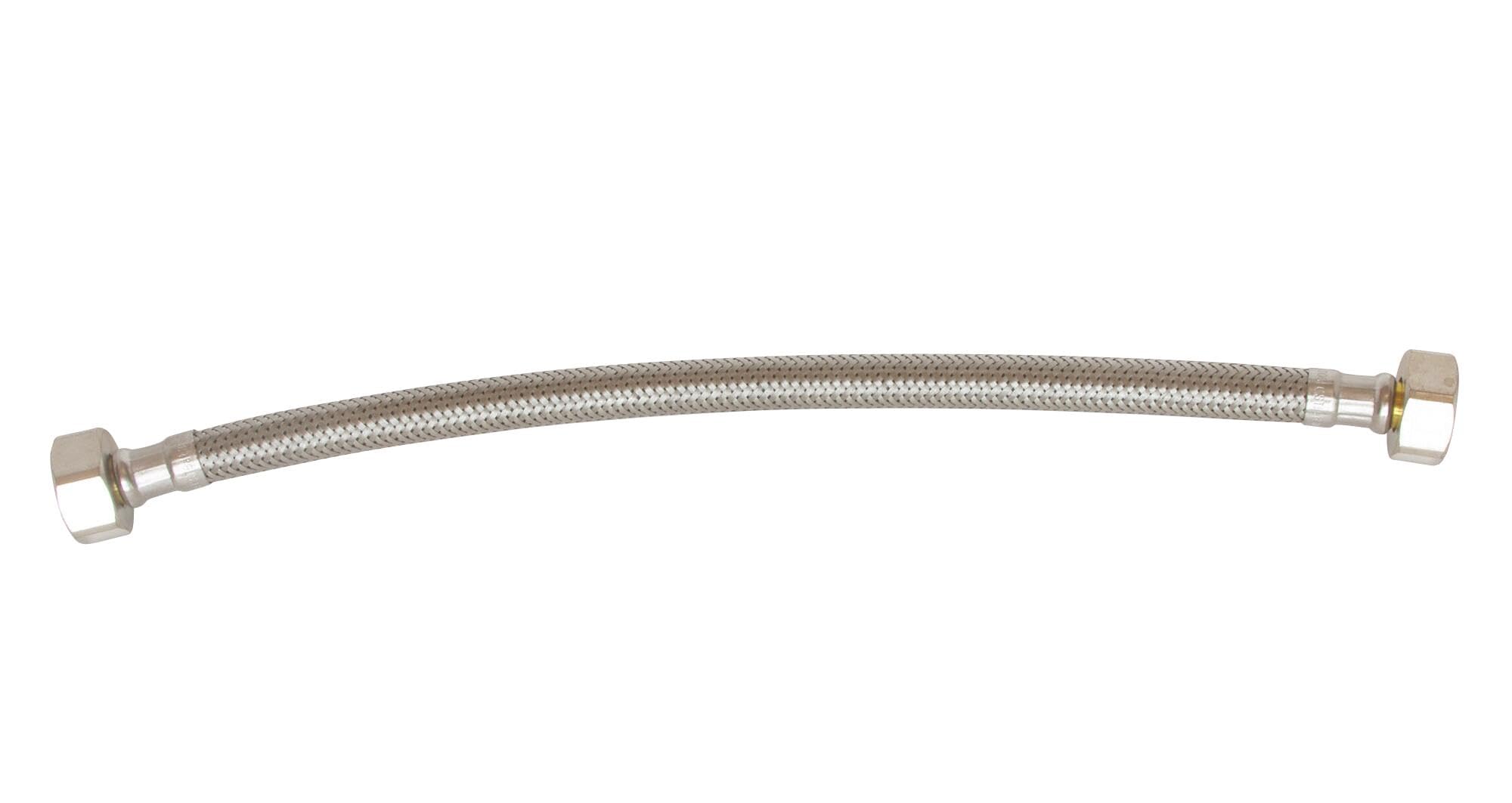 SOMATHERM for You - Sanitary Hose Connection Right Rotating nut Female 20/27 (3/4 inch) - Right Rotating nut Female 20/27 (3/4 inch) - Length 50 cm - DN10