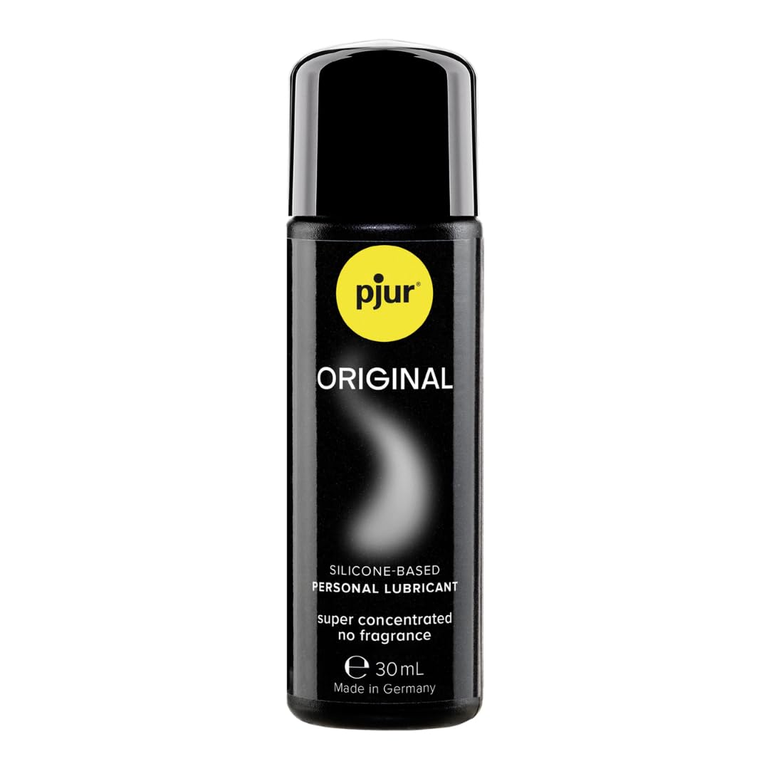 pjur Original - Long-Lasting, Extra-Smooth Silicone-Based Lubricant and Massage Oil for Enhanced Pleasure - Latex Condom Compatible - Zero Odors, Flavors, or Preservatives (30ml)