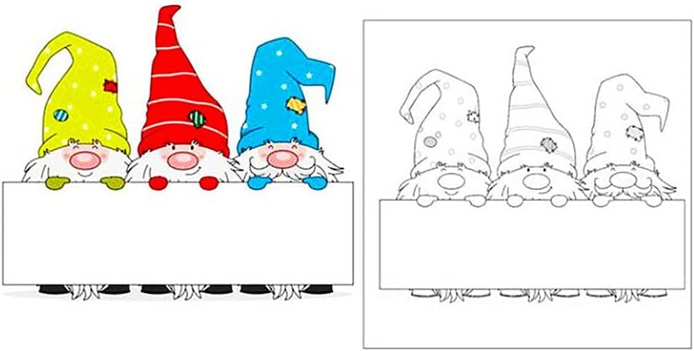 Message Board Gnome Cutting Dies for Card Making，Cutting Dies Cut Stencils for DIY Scrapbooking Photo Album Decorative Embossing Paper Dies for Card Making Templated