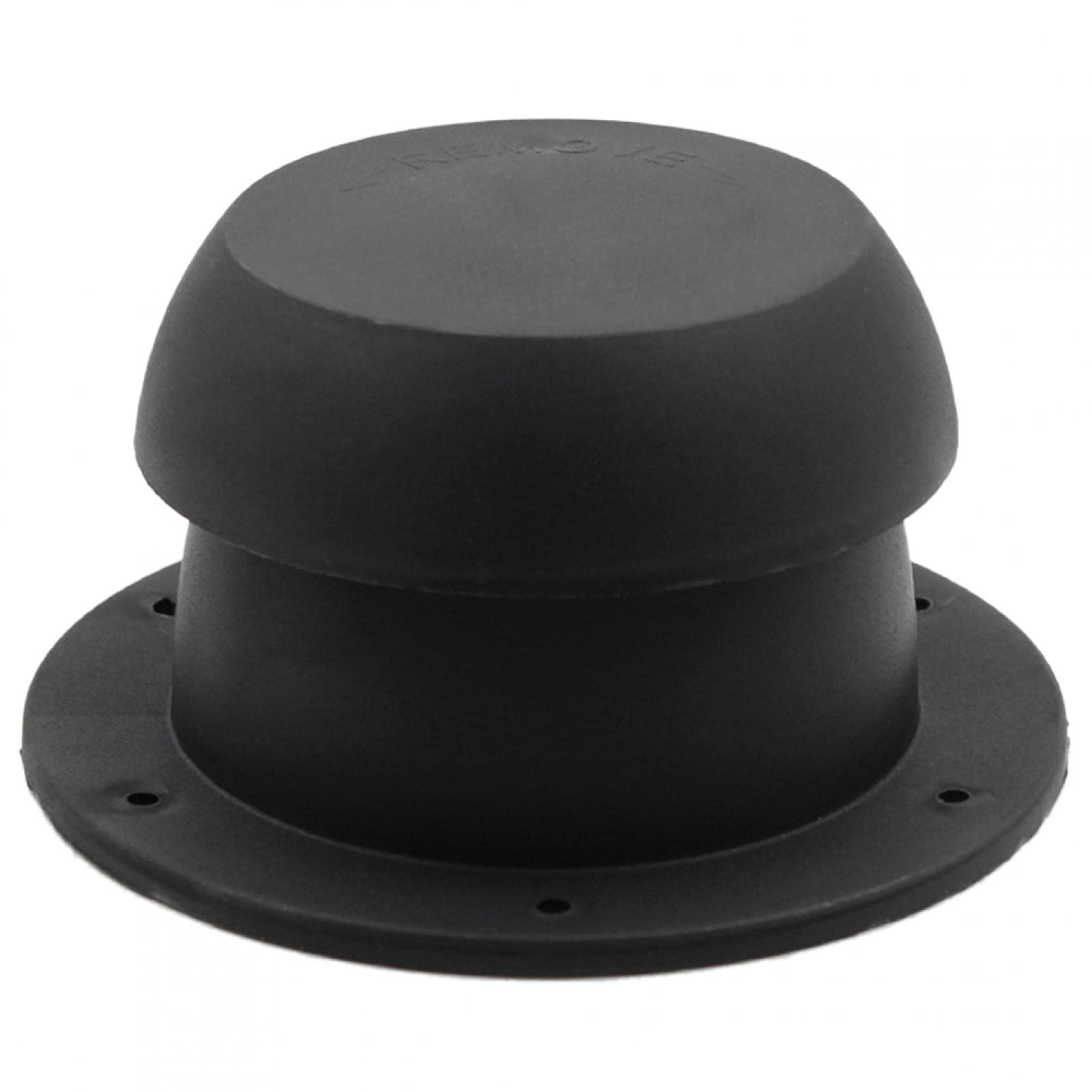 GeKLok RV vent cap, Round Exhaust Outlet Vent Cap, Round Mushroom Head Shape Ventilation Cap, RV Ventilation Cap Mushroom Head Shape For Rv Accessories Top Mounted(Black)