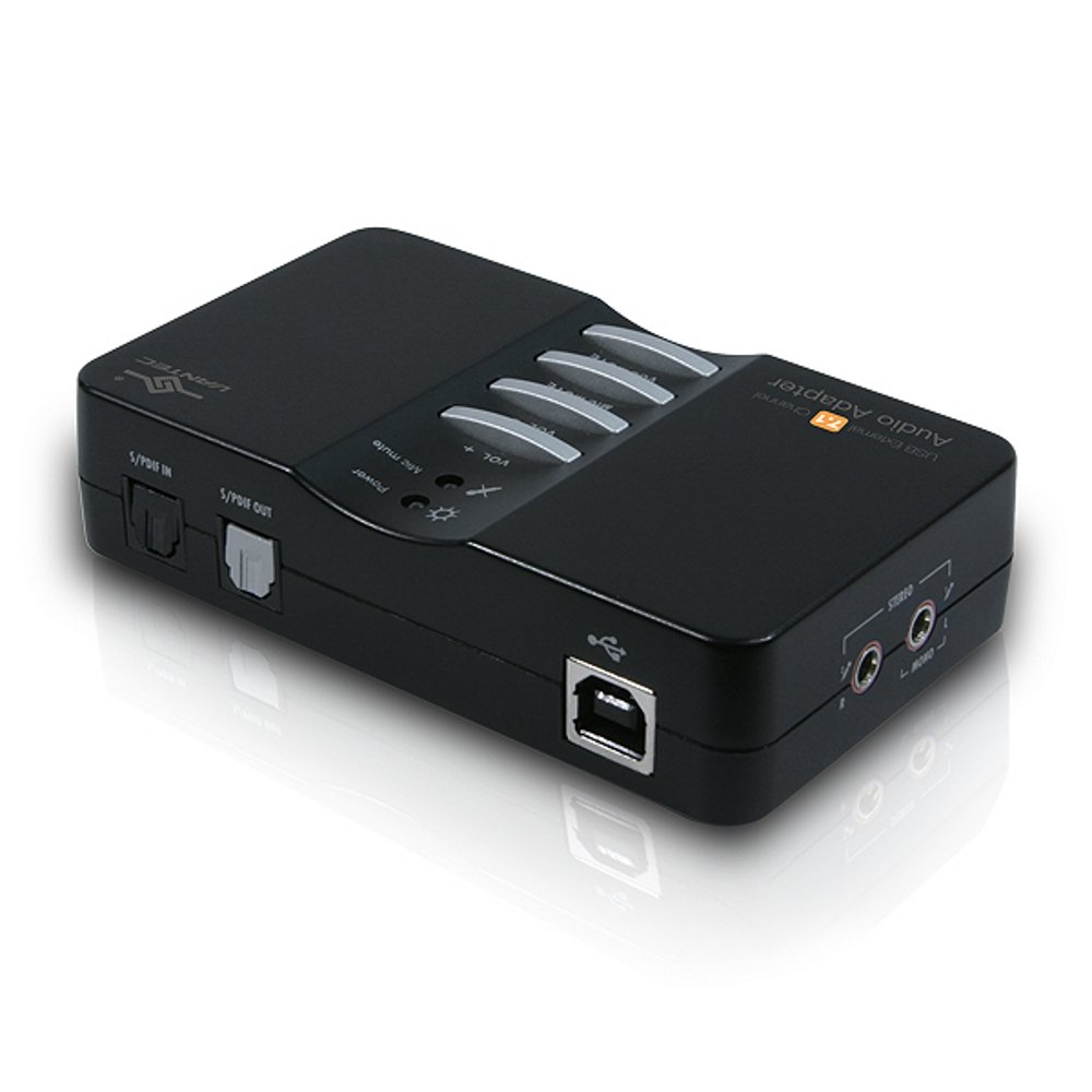 Vantec NBA-200U USB External 7.1 Channel Audio Adapter (Black)