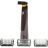 MicroTouch SOLO Titanium, Rechargeable Beard &amp; Body Razor that Trims, Edges, Shaves, and Grooms