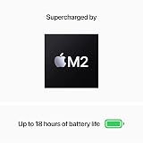 Apple MacBook Air M2 2022 13.6 Full Power 8GB 256GB Midnight Renewed view 3
