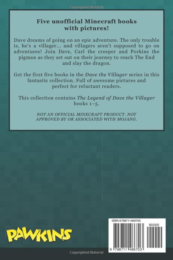 The Legend of Dave the Villager Books 1–5 Illustrated: a collection of unofficial Minecraft books (Dave the Villager Collections) The Legend of Dave the Villager Books 1–5 Illustrated: a collection of unofficial Minecraft books (Dave the Villager Collections) The Legend of Dave the Villager Books 1–5 Illustrated: a collection of unofficial Minecraft books (Dave the Villager Collections) Pape