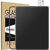 Mothca Matte Glass Screen Protector for iPad Pro 12.9-inch 6th/5th/4th/3rd Generation(2022/2021/2020/2018 Models) Anti-Glare & Anti-Fingerprint No Dazzling 9H Tempered Glass HD Shield Smooth as Silk