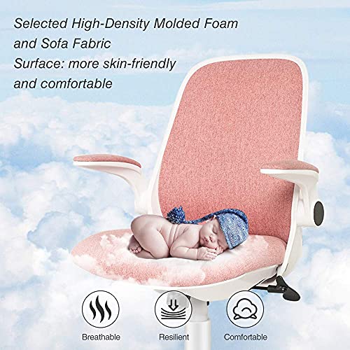 ELECWISH Office Chair Ergonomic Desk Chair Mid Mesh Back Swivel Seat