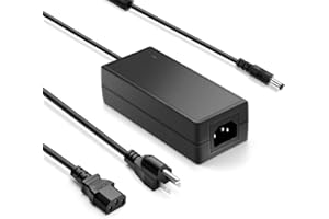 JOVNO 5V 10A Power Supply, 100-240V AC to DC 50W Adapter 10 Amp 9A 8.5A 8A 6A Converter 5.5x2.5mm Tip 7.5ft Cord for Christmas Lights, WS2811 WS2812B WS2813 SK6812 LED Strips, Raspberry Pi,