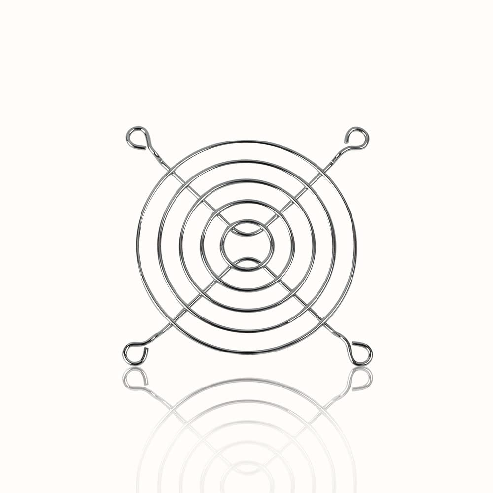 ARCTIC Fan Grill 80 mm - CPU Case Fan Grill, Made out of Nickel Plated Steel, Air Flow Transparent, Prevents Cable Damage
