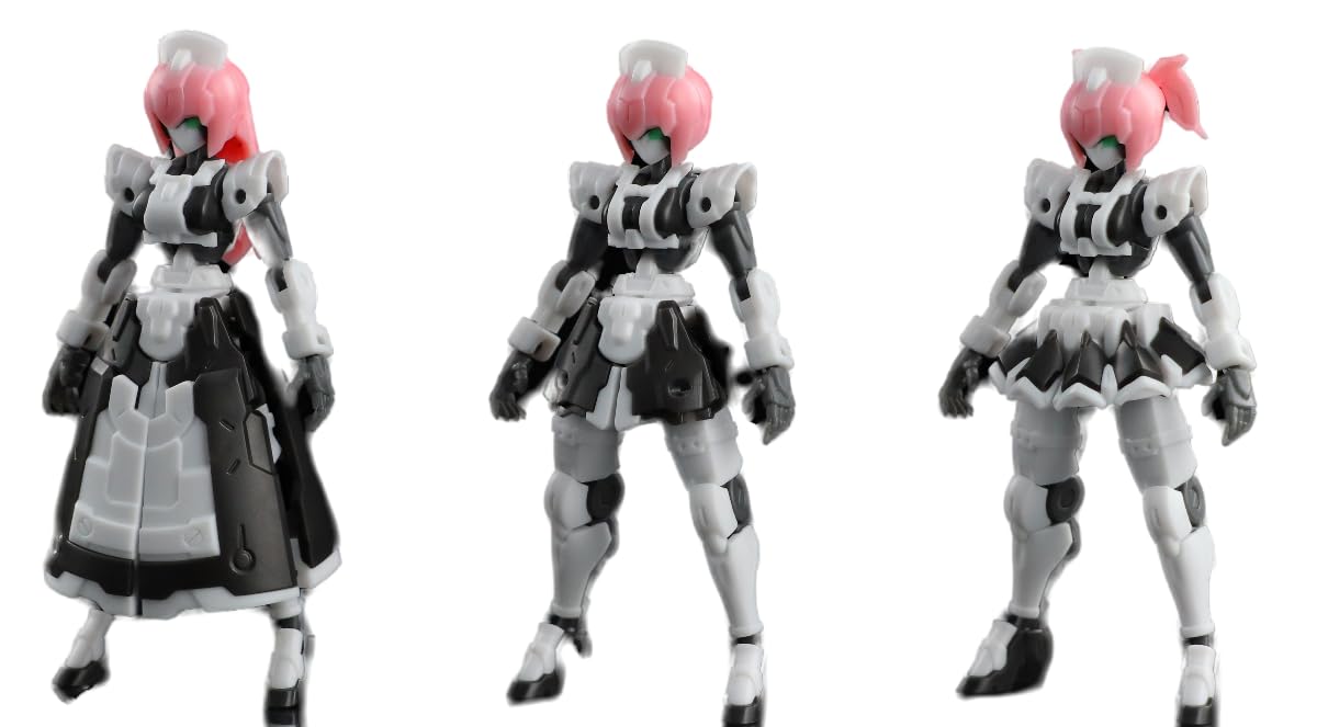 HiPlay KEMO FIFTYSEVEN Plastic Model Kits: Armored Puppet - Yui, Anime Style, 1:24 Scale Collectible Action Figures (Yui)