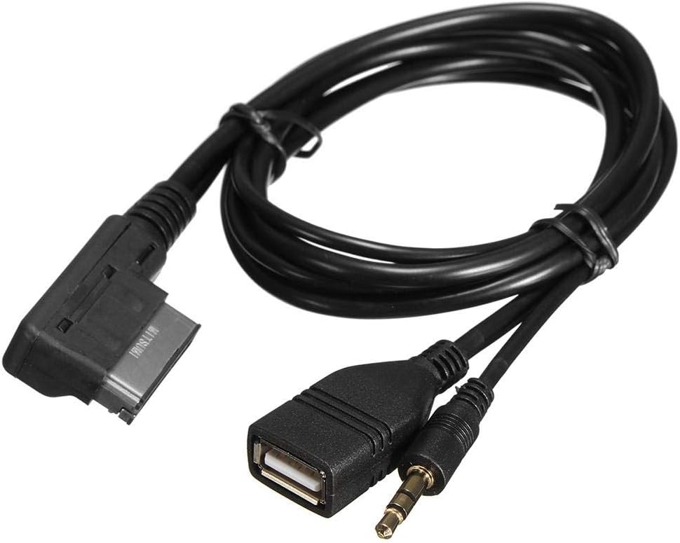 Broco Adaptateur Câble AMI USB Pour Audi - Interface MP3 MMI AUX Pour A3 A4 A5 A6 Q5 Q7 R8