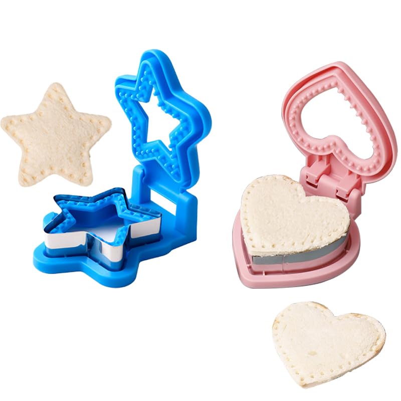 Photo 1 of Sandwich Cutter and Sealer for Kids Lunch,Fun Shapes Crustless Sandwich Maker - Durable Material Quick Lunch Prep Tool