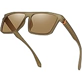 RCXKOOM XL Polarized Sunglasses for Big Heads Men Extra Wide Large Oversized Square Frame Sun Glasses UV400 Protection Shades