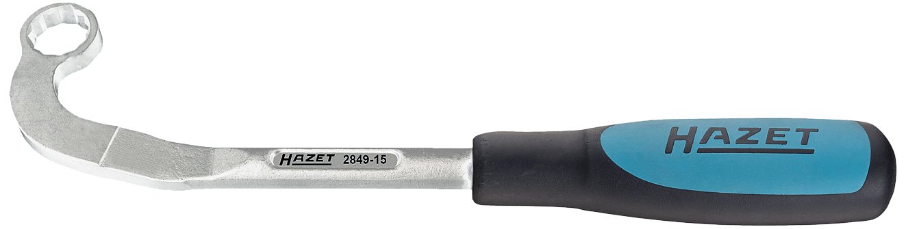 HAZET 2849-15 266 mm 12-Point Profile Turbo Charger Wrench - Multi-Colour