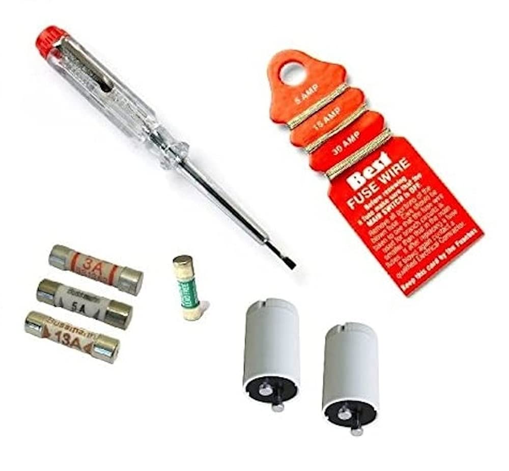 Merriway BH06557 (10 Pcs) Workshop Assortment of Handy Electrical Kit - Pack of 10 Pieces
