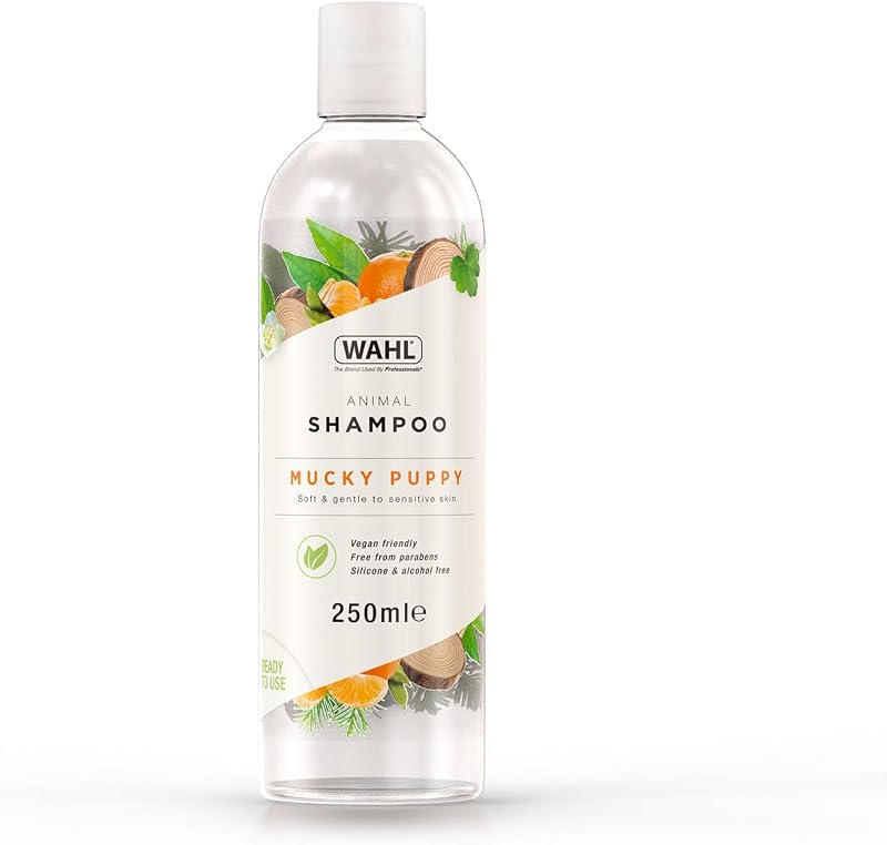 Wahl Mucky Puppy Shampoo 250ml Gentle Aloe Vera For Sensitive Skin