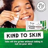 The Cheeky Panda Bamboo Makeup Remover Wipes 25pk Coconut Scented 99% Purified view 3