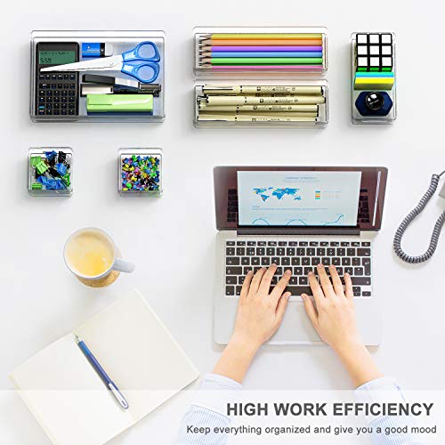 Kootek Modular Desk Drawer Organizer Bins with Different Sizes Drawer