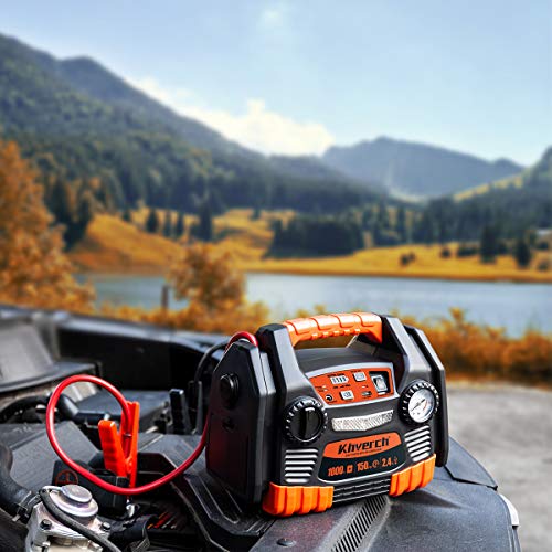 Kinverch Portable Car Jump Starter 1000 Peak Amp 12Volt with 1USB 1