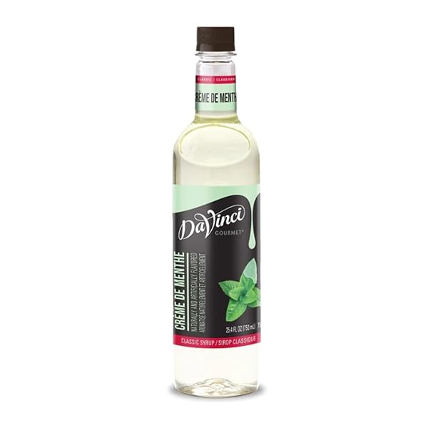 DAVINCI GOURMET CLASSIC CREME DE MENTHE SYRUP, 25.4 FL OZ (PACK OF 1)