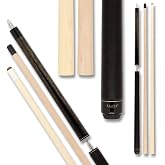 Elite ELBJGB Break/Jump Pool Cue - Grey Stained with Black Points - 19oz