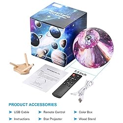 DONHUCHEP Star Projector, Galaxy Projector, 5.9in