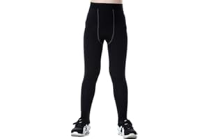 CVVTEE Boys Compression Pants Base Layers Soccer Hockey Tights Athletic Leggings Thermal for Kids…