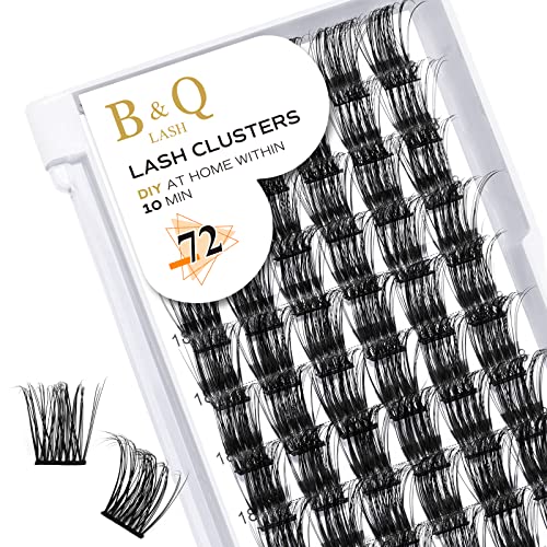 Lash Clusters D Curl 18mm DIY Lash Extensions 72