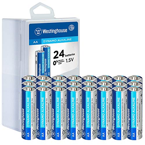 Westinghouse Alkaline AA Batteries (Bulk Pack 24 Count), LeakProof