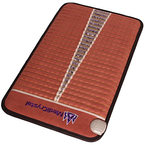 MediCrystal Infrared Heat Amethyst Mini Mat 32"L x 20"W Natural